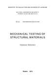 Mechanical Testing of Structural Materials